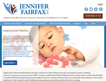 Tablet Screenshot of jenniferfairfax.com